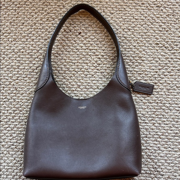 Coach Handbags - Coach Dark Brown Leather Brooklyn 28 Shoulder Bag